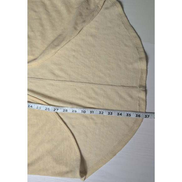 Umgee Cardigan Womens S/M Beige Sheer Crochet Lace Boho Drape Hem 3/4 Sleeve - Picture 8 of 12